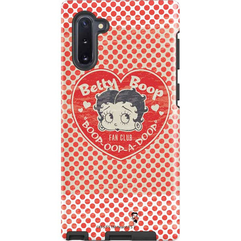 Betty Boop Red Heart Galaxy Cases