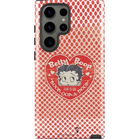 Betty Boop Red Heart Galaxy S23 Ultra Pro Case