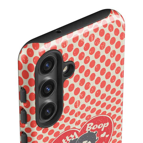 Betty Boop Red Heart Galaxy S25 Impact Case