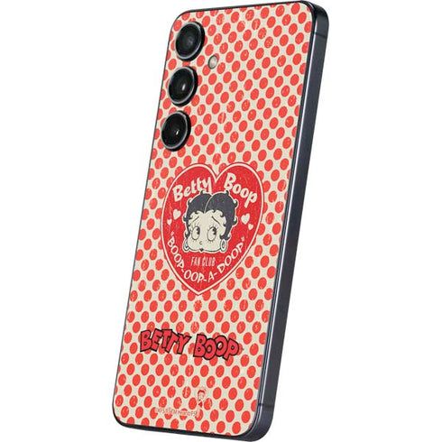 Betty Boop Red Heart Galaxy S25 Plus Skin