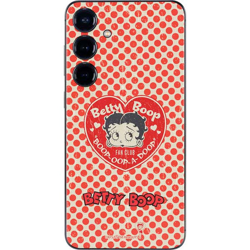 Betty Boop Red Heart Galaxy S24 Skin