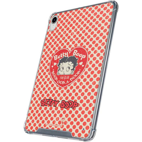 Betty Boop Red Heart iPad 11th Gen (2025) Clear Case