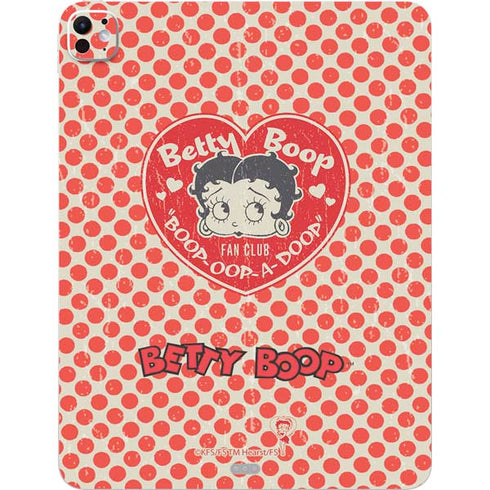 Betty Boop Red Heart iPad Pro 13in M4 (2024) Skin