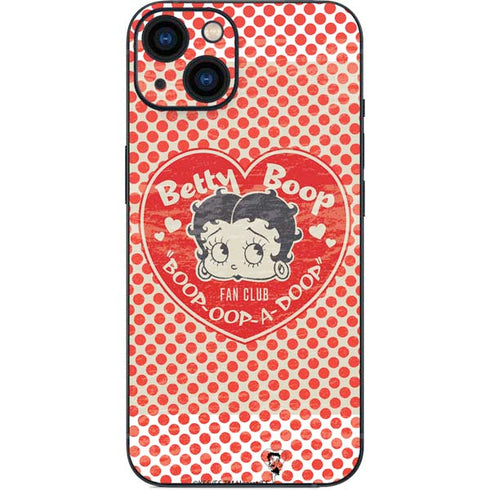 Betty Boop Red Heart iPhone Skins
