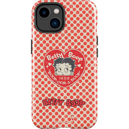 Betty Boop Red Heart iPhone 15 Impact Case