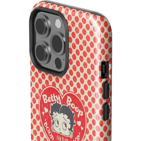 Betty Boop Red Heart iPhone 15 Pro Impact Case
