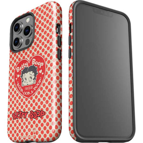 Betty Boop Red Heart iPhone 15 Pro Impact Case