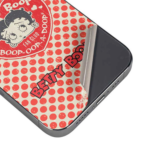 Betty Boop Red Heart iPhone 15 Pro Max Skin