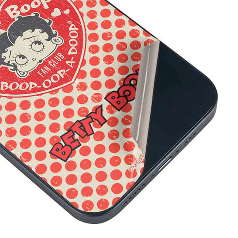 Betty Boop Red Heart iPhone 15 Skin