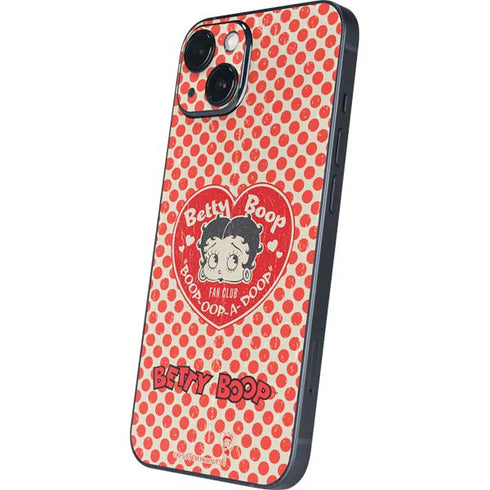Betty Boop Red Heart iPhone 15 Skin