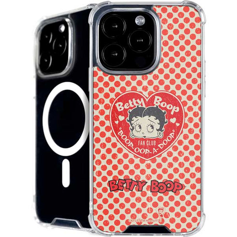 Betty Boop Red Heart iPhone 16 Pro MagSafe Case