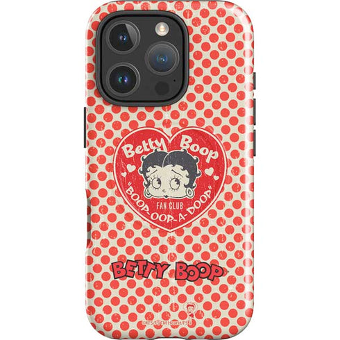 Betty Boop Red Heart iPhone 16 Pro Magsafe Impact Case