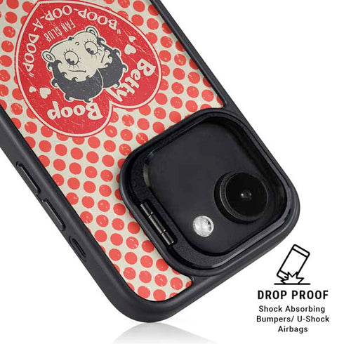 Betty Boop Red Heart iPhone 16e Kickstand Case