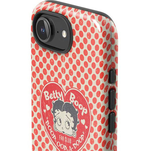 Betty Boop Red Heart iPhone 16e Impact Case