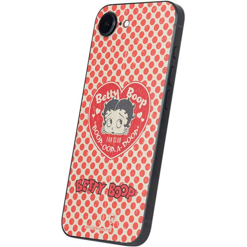 Betty Boop Red Heart iPhone 16e Skin