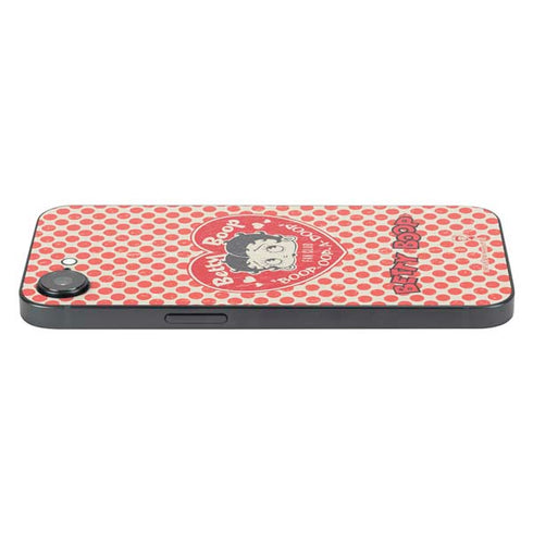 Betty Boop Red Heart iPhone 16e Skin