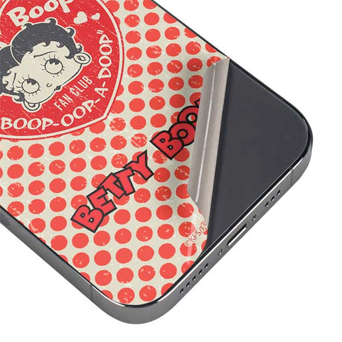 Betty Boop Red Heart iPhone 16e Skin