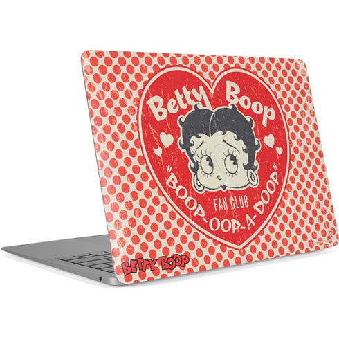 Betty Boop Red Heart Apple MacBook Air Skin