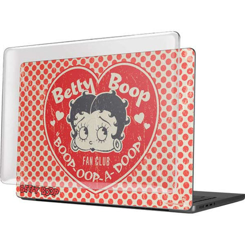 Betty Boop Red Heart MacBook Pro 14in (2021-24) Case plus Skin