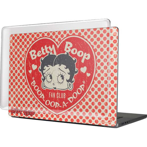 Betty Boop Red Heart MacBook Cases