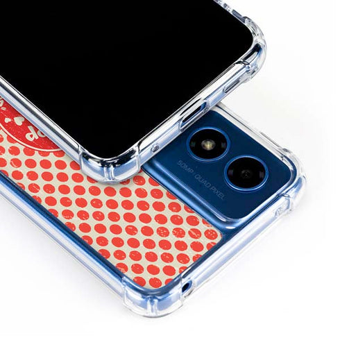 Betty Boop Red Heart Moto G Play 4G (2024) Clear Case