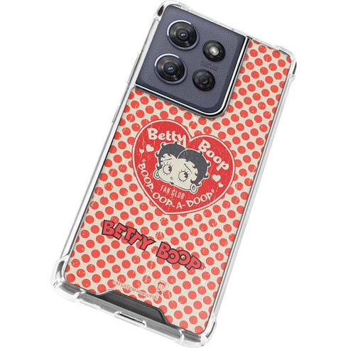 Betty Boop Red Heart Moto G Stylus 5G (2025) Clear Case