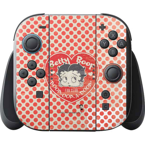 Betty Boop Red Heart Nintendo Switch 2 (2025) with Joy-Con Skin