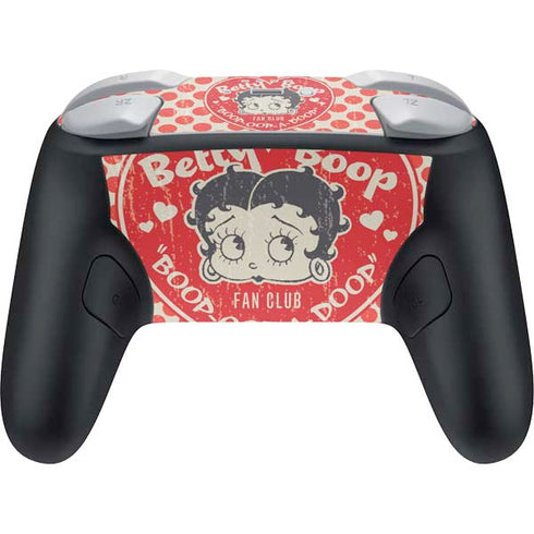 Betty Boop Red Heart Nintendo Switch 2 (2025) Pro Controller Skin