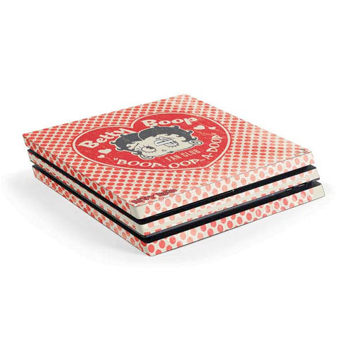 Betty Boop Red Heart PlayStation PS4 Skins