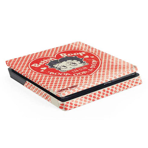 Betty Boop Red Heart PlayStation PS4 Skins