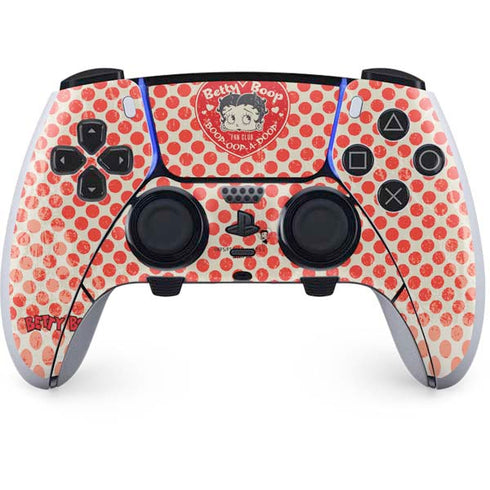 Betty Boop Red Heart PlayStation PS5 Skins