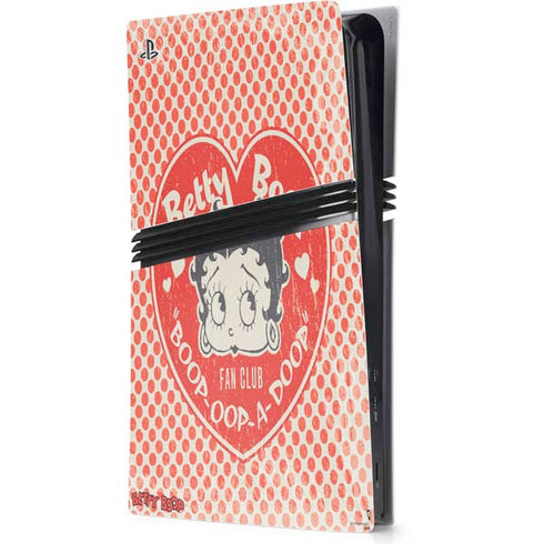 Betty Boop Red Heart PlayStation PS5 Skins