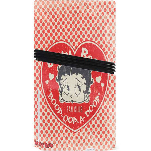 Betty Boop Red Heart PS5 Pro Disk Console Skin