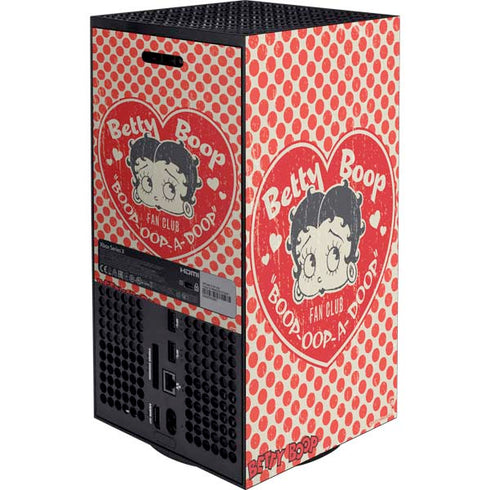 Betty Boop Red Heart Xbox Series X Bundle Skin