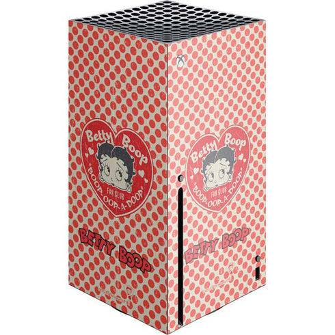 Betty Boop Red Heart Xbox Series X Skins