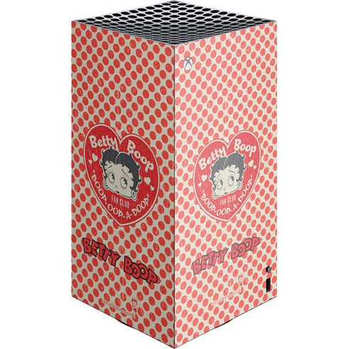 Betty Boop Red Heart Xbox Series X Skins