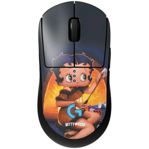 Betty Boop Roasting Marshmallows G Pro Wireless Gaming Mouse Skin