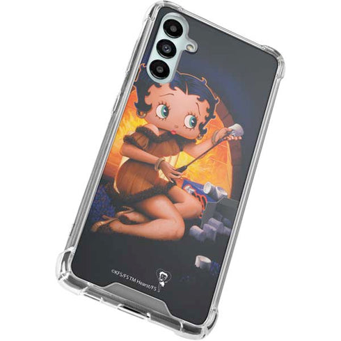 Betty Boop Roasting Marshmallows Gabb Phone 4 Clear Case