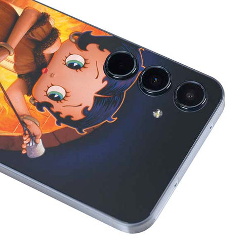 Betty Boop Roasting Marshmallows Galaxy A35 5G Skin