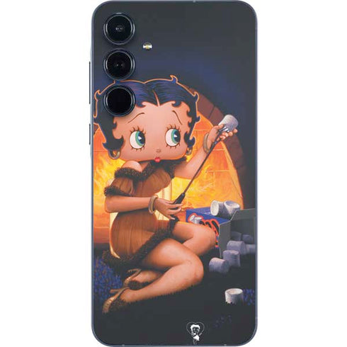 Betty Boop Roasting Marshmallows Galaxy A36 5G Skin