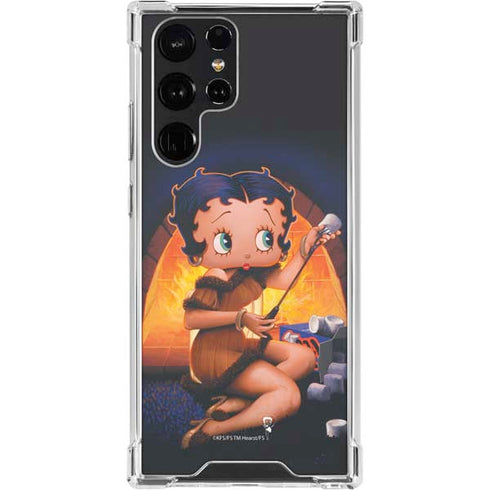 Betty Boop Roasting Marshmallows Galaxy S23 Ultra Clear Case