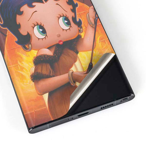 Betty Boop Roasting Marshmallows Galaxy Skins