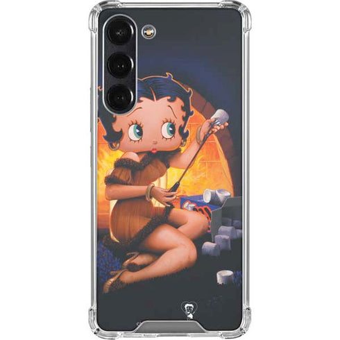 Betty Boop Roasting Marshmallows Galaxy S24 FE Clear Case