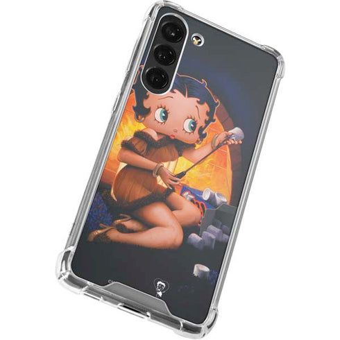 Betty Boop Roasting Marshmallows Galaxy S24 FE Clear Case