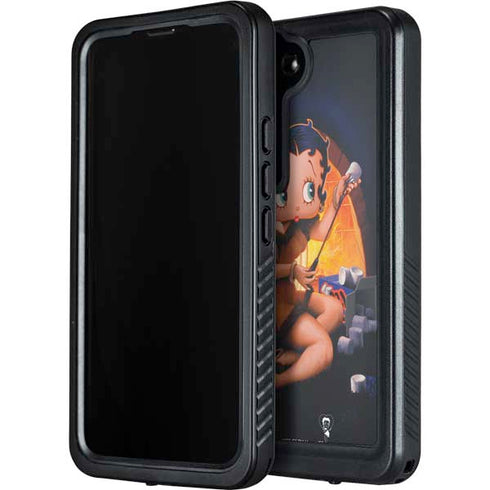 Betty Boop Roasting Marshmallows Galaxy S24 Plus Waterproof Case