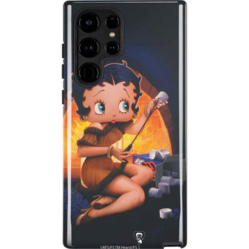 Betty Boop Roasting Marshmallows Galaxy Cases