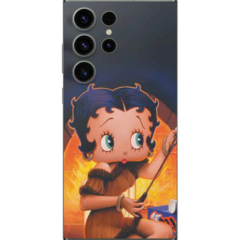 Betty Boop Roasting Marshmallows Galaxy S24 Ultra Skin