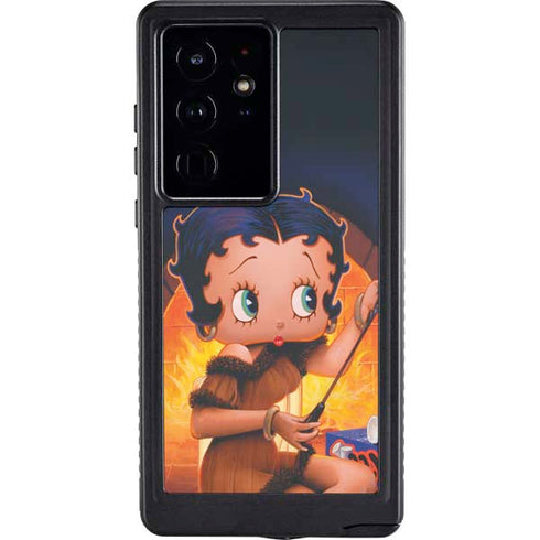 Betty Boop Roasting Marshmallows Galaxy S24 Ultra Waterproof Case