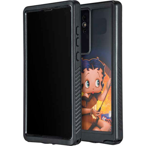 Betty Boop Roasting Marshmallows Galaxy S24 Ultra Waterproof Case
