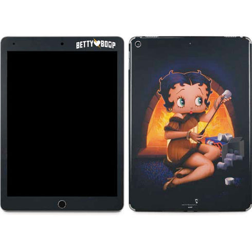 Betty Boop Roasting Marshmallows iPad Skins